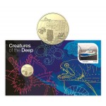 2023 PNC Creatures Of The Deep Envelope & Stamp Set $1 Coin 7500 Limited